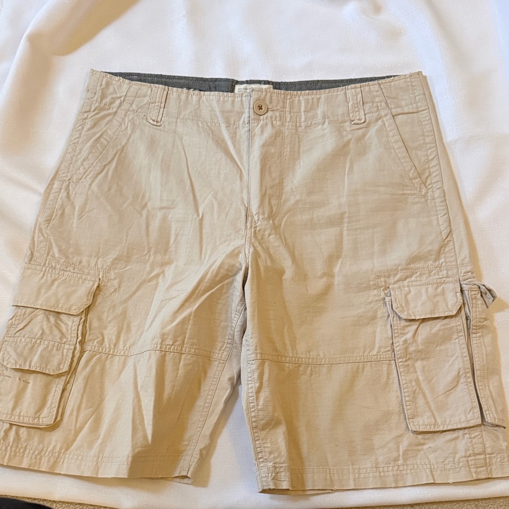 Men's WRK Materials Co Tan Cargo Shorts